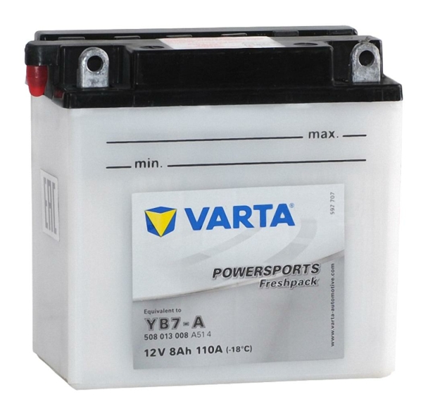 Varta Powersports Freshpack YB7-A